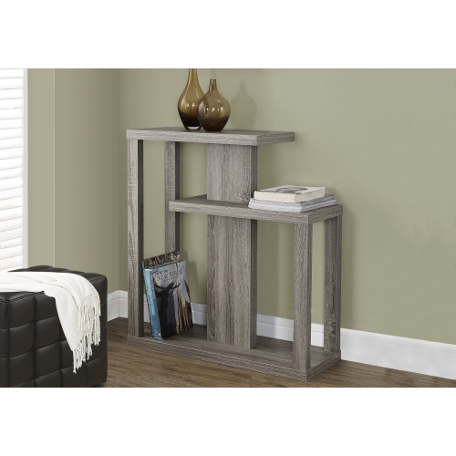 Monarch Specialties I 2472 Accent Table - 32" Long / Dark Taupe Hall Console