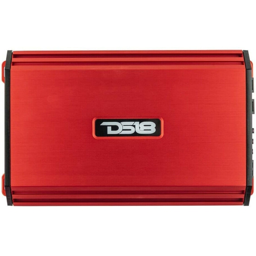 DS18 S-3500.1D/RD – amplificateur mono SERIES de classe D SÉLECTIONNÉ, 3500 W, 1 ohm, rouge