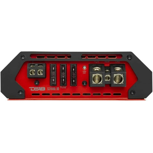 DS18 S-3500.1D/RD - SELECT Series Class D Mono 3500W 1 Ohm Red Amplifier
