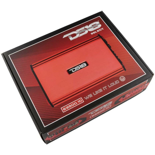 DS18 S-3500.1D/RD - SELECT Series Class D Mono 3500W 1 Ohm Red Amplifier