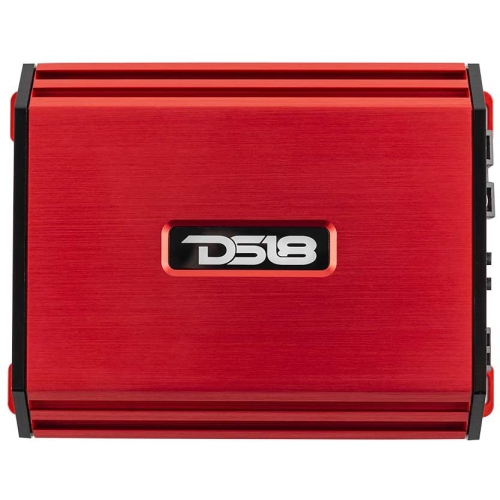 DS18 S-2500.1D/RD – amplificateur mono SELECT Series D de 2500 W à 1 ohm, rouge