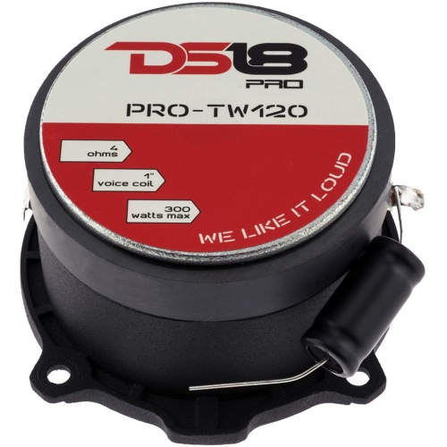 DS18 PRO-TW120 1" 300 Watt VC Super Tweeters 4-ohm - Pair