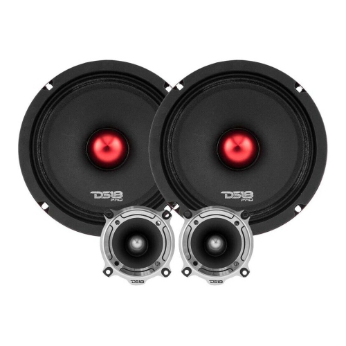 DS18  Pro-X8.4Bmpk 8" Midrange Speaker Package With Super Tweeters