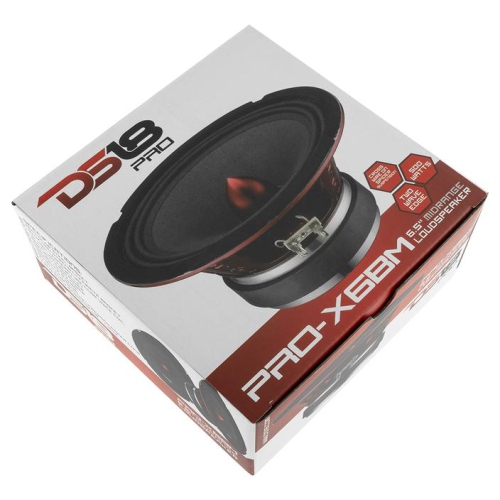 DS18 PRO-X6BM 6.5" Midrange Speaker 8-ohm, 500 Watt - Sold Individually