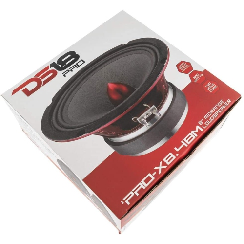 DS18 PRO-X8.4BM 8" Midrange Speaker 4-ohm, 800 Watt - Sold Individually