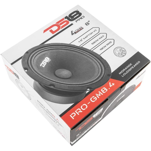 DS18 PRO-GM8.4 8" Midrange Speaker 4-ohm, 580 Watt - Sold Individually