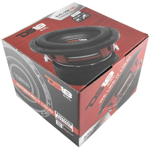 DS18 EXL-X8.4D 1,200W Max Dual 4-ohm 8" Subwoofer