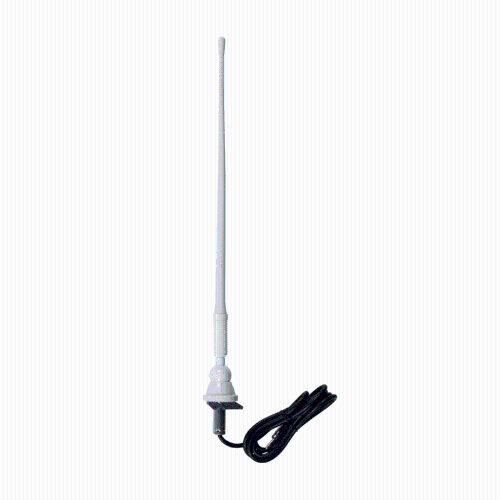 Metra – MAUS07R – Antenne marine en caoutchouc blanche universelle 44-MAUS07R