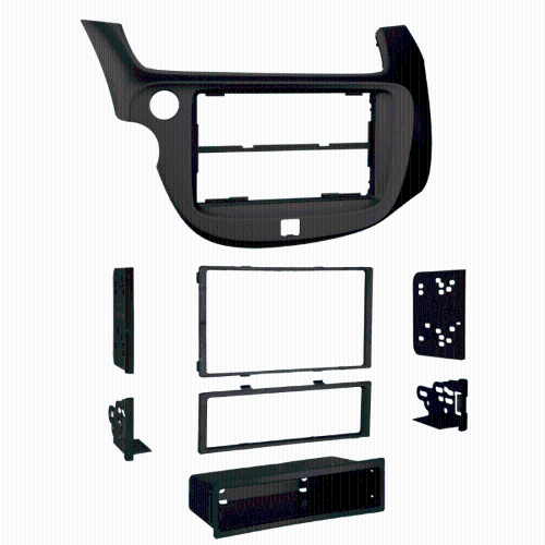 Metra 99-7877B Single/Double DIN Dash Kit for 2009-2013 Honda Fit Vehicles