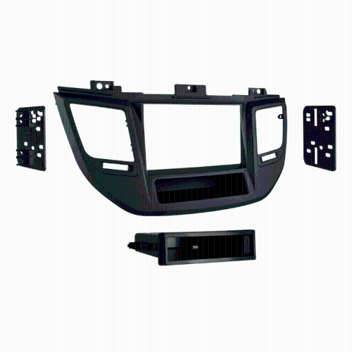Metra 99-7369B ISO Single Din Mount with Pocket for 2016-Up Hyundai Tucson Vehicles