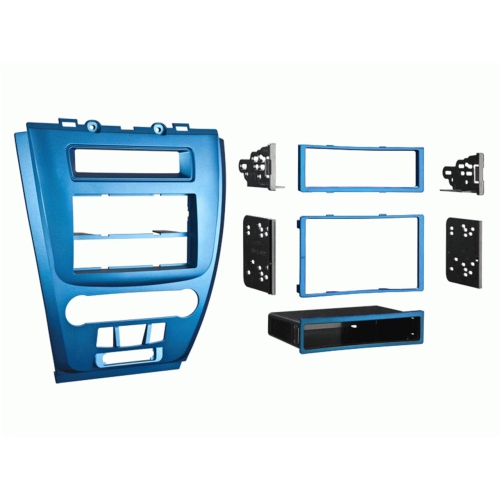 Metra 99-5821BL Single or Double DIN Installation Dash Kit for 2010-12 Ford Fusion & Mercury Milan - Blue