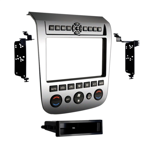 Metra 99-7612A Single or Double DIN Installation Dash Kit with Aluminum Finish for 2003-2007 Nissan Murano