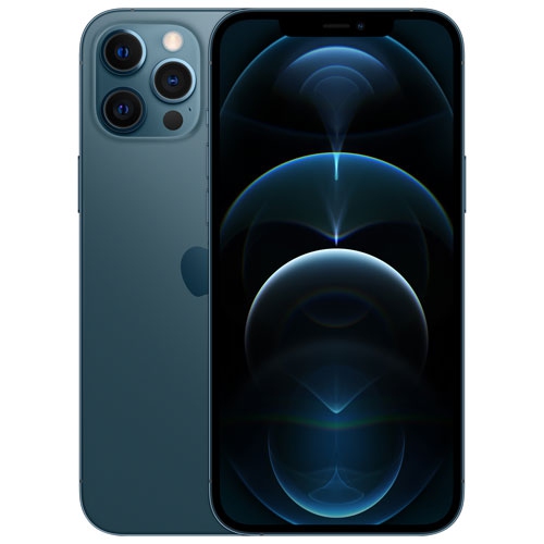Apple iPhone 12 Pro Max 512GB Téléphone Intelligent - Bleu pacifique - Déverrouillé - Occasion certifié