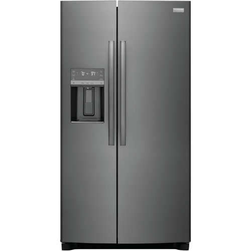 Frigidaire Gallery 36" 22.2 Cu. Ft. Side-By-Side Refrigerator - Black Stainless