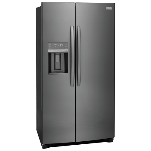 Réfrigérateur congélateur juxtaposé de 36 po 22,2 pi³ Gallery de Frigidaire - Inox noir