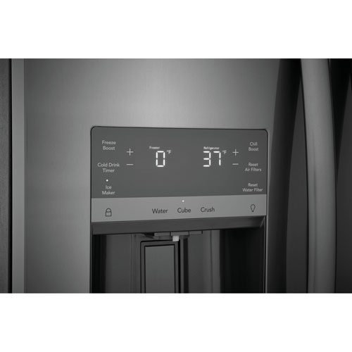 Réfrigérateur congélateur juxtaposé de 36 po 22,2 pi³ Gallery de Frigidaire - Inox noir