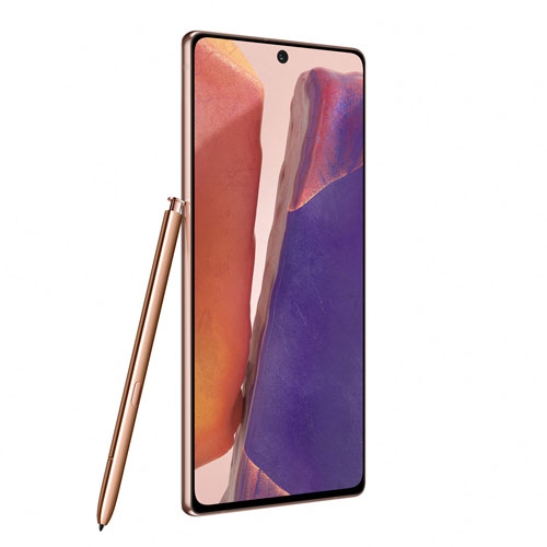 Samsung Galaxy Note 20 128 Go Téléphone Intelligent - Bronze mystique - Déverrouillé - Remis à neuf