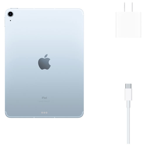 Open Box - Apple iPad Air 10.9" 64GB with Wi-Fi & Cellular - Sky Blue