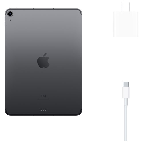 Apple iPad Air 10.9" 256GB with Wi-Fi & Cellular (4th Generation) - Space Gray by APPLE - Refurbished condition - Image 7