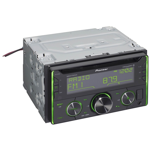 Pioneer FH-S722BS Black Double DIN CD Receiver With Built-In Bluetooth