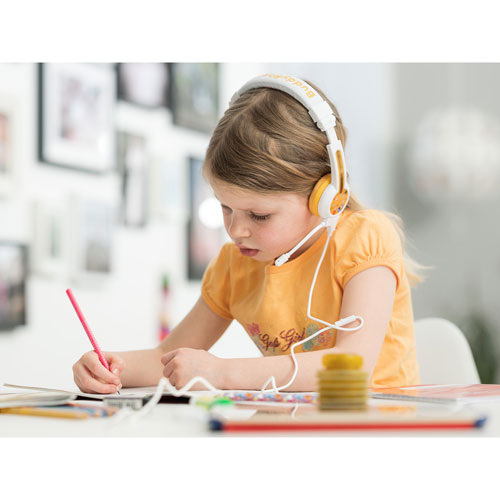 BuddyPhones School+ (Plus) On-Ear Headphones - Pink