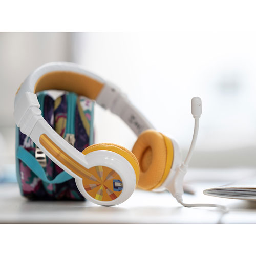 BuddyPhones School+ (Plus) On-Ear Headphones - Yellow