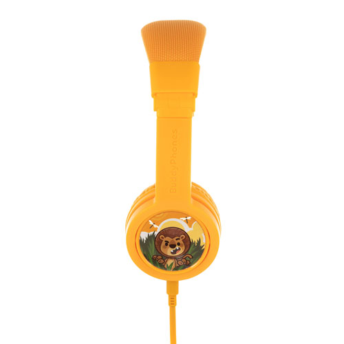BuddyPhones Explore+ (Plus) On-Ear Headphones - Sun Yellow