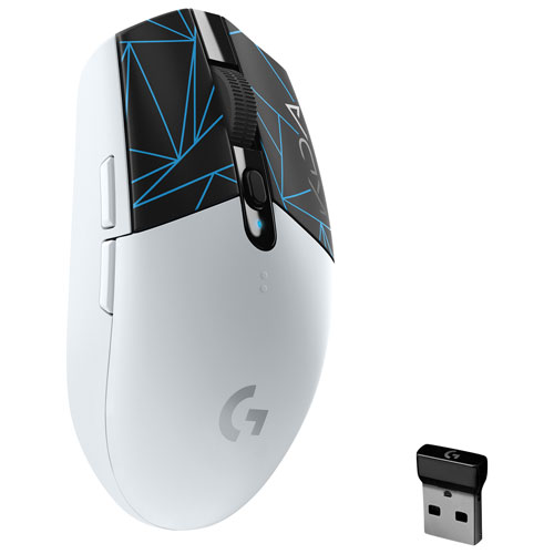 Logitech G305 K/DA LIGHTSPEED 12000 DPI Wireless HERO Optical Gaming Mouse - White