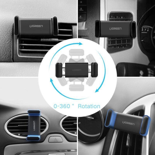 [2 Pack] UGREEN Car Phone Mount Car Cradle Air Vent 360 ° Rotatable 3"-6.5" Phone Holder