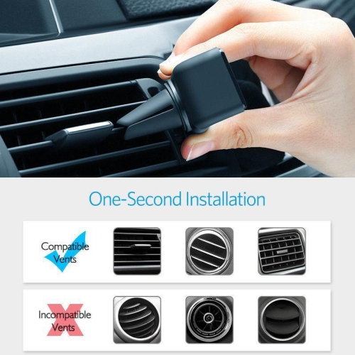 [2 Pack] UGREEN Car Phone Mount Car Cradle Air Vent 360 ° Rotatable 3"-6.5" Phone Holder