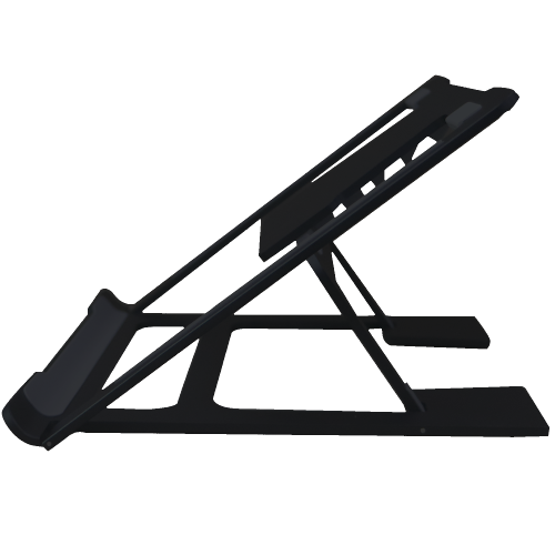 DAC MP-224 Portable Laptop Stand With 6 Height Levels, Black