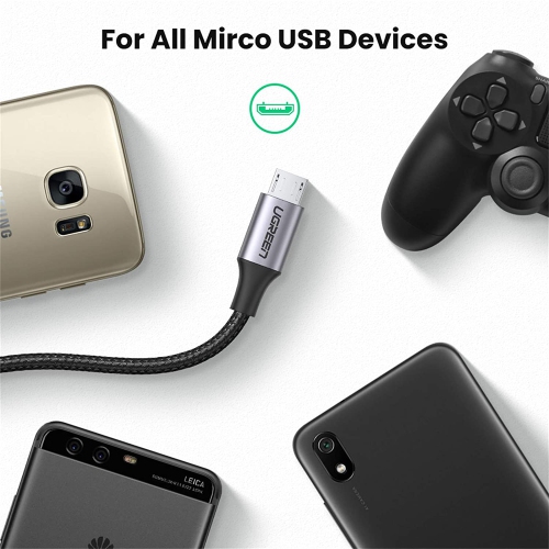 [2Pack ] UGREEN Micro USB Cable USB to Micro USB 2.0