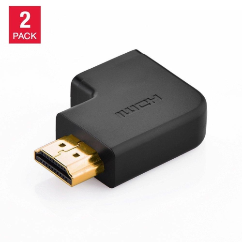 [2Pack] UGREEN HDMI Male to Female Adapter--Left