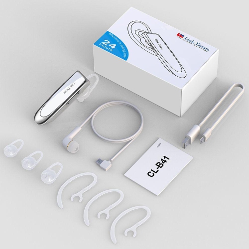 Écouteurs boutons sans fil à une oreille 24 heures Écouteurs boutons blancs