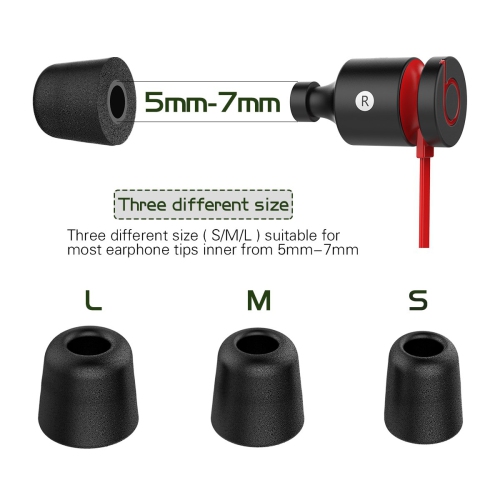 [6 paires] embouts pour écouteurs Nouvelle abeille 12 pièces embouts de rechange haut de gamme pour écouteurs bouton bloquant le bruit ambiant