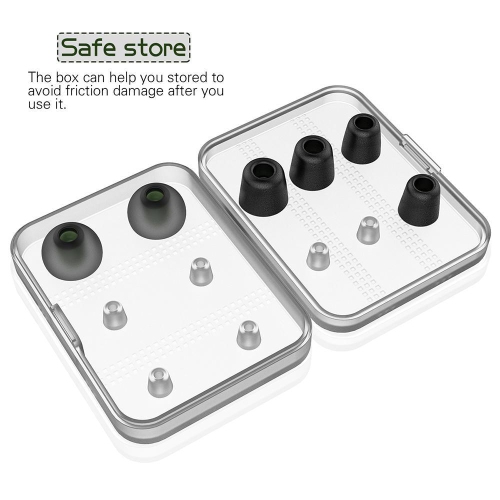 [6 paires] embouts pour écouteurs Nouvelle abeille 12 pièces embouts de rechange haut de gamme pour écouteurs bouton bloquant le bruit ambiant