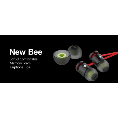 [6 paires] embouts pour écouteurs Nouvelle abeille 12 pièces embouts de rechange haut de gamme pour écouteurs bouton bloquant le bruit ambiant