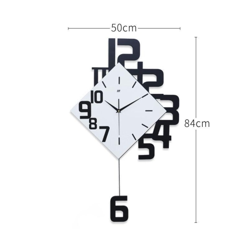 SAMA Modern Decorative Wooden Wall Clock, Silent Non-Ticking
