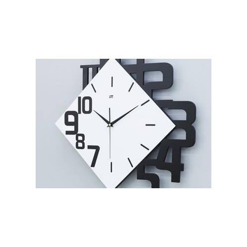 SAMA Modern Decorative Wooden Wall Clock, Silent Non-Ticking