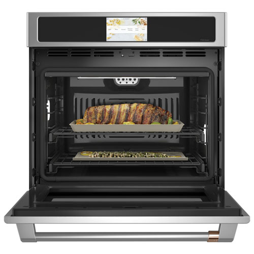 Cafe 30" 5 Cu. Ft. True Convection Electric Wall Oven - Stainless Steel