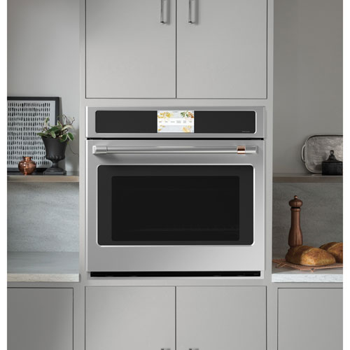 Cafe 30" 5 Cu. Ft. True Convection Electric Wall Oven - Stainless Steel