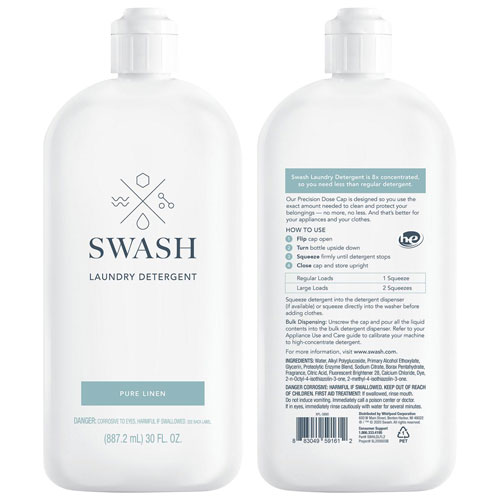 Swash Pure Linen Laundry Detergent - 0.88L