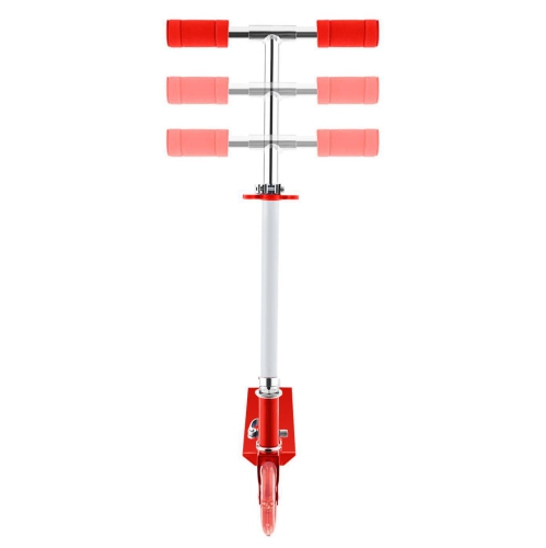 Rugged Racer Two Wheel Scooter with Red Heart Print & LED Lights