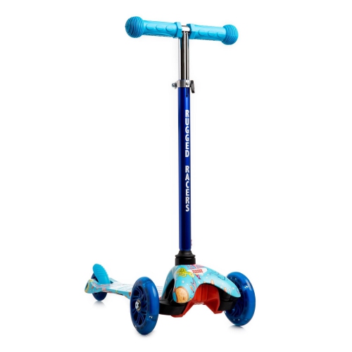 RUGGED RACER  Mini Deluxe 3-Wheel Scooter With Led Lights And Sea World Design