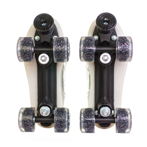 Chicago Skates – patins à roues alignées à DEL Pulse, argenté, taille 2