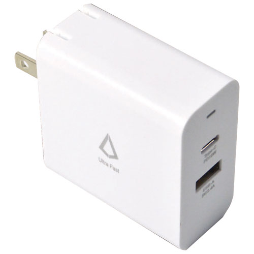 Libratel Power Delivery 30W USB-A/USB-C Wall Charger - White