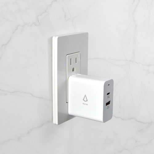 Libratel Power Delivery 30W USB-A/USB-C Wall Charger - White