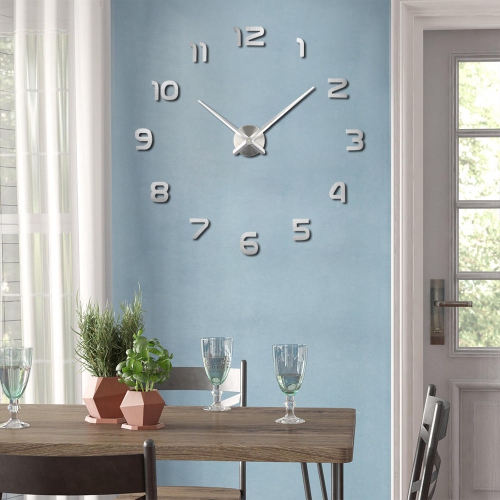 3D Large Modern DIY Wall Clock
