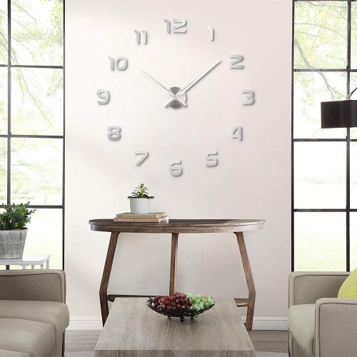 3D Large Modern DIY Wall Clock