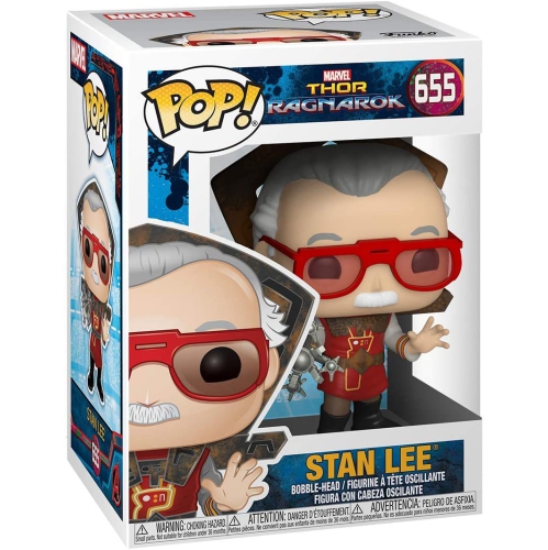 FUNKO  Pop Marvel Thor Ragnarok 3.75 Inch Action Figure - Stan Lee #655